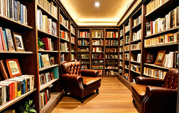 **
A cozy and inviting bookstore-library hybrid in Hanoi, Vietnam. Shelves overflowing with old and new books line the walls. Patrons browse, reading in comfortable armchairs. Warm lighting and plants add to the welcoming atmosphere. Focus on the sense of community and discovery.
**