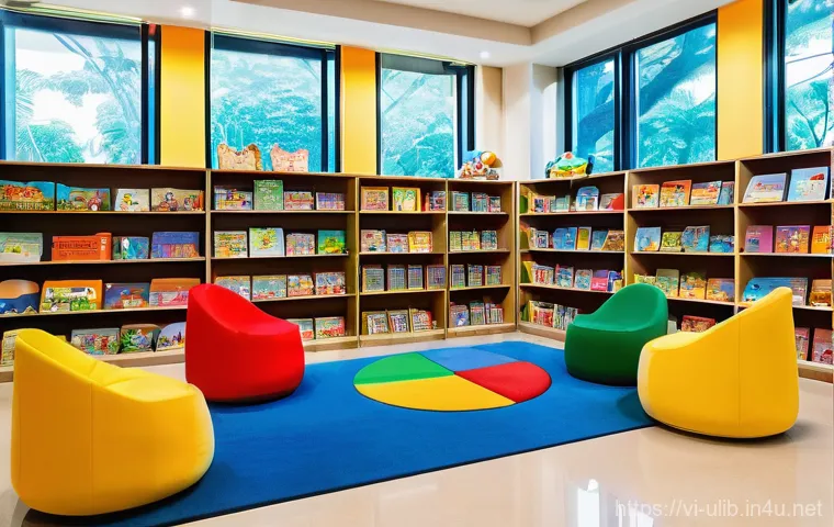 독서 문화 공간 기획 - **A Dynamic Modern Student Reading Hub with Art Feature:**
    "A brightly lit, modern, and minimali...