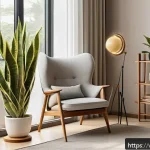 Home 18 북 리트릿 센터 조성법 - A cozy and inviting Vietnamese home reading nook situated by a large window with abundant natural li...